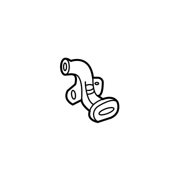 GM 84017401 Rear Duct 84017401 GM Rear Duct Illustration 1 of 1
