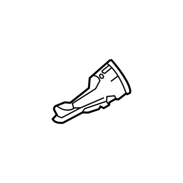 84002333 GM Floor Duct, Driver Side Illustration 1 of 1
