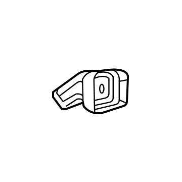 GM 84002300 Air Outlet Duct, Driver Side 84002300 GM Air Outlet Duct, Driver Side Illustration 1 of 1