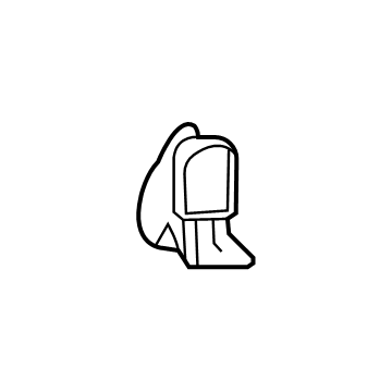 GM 84002334 Floor Duct, Passenger Side 84002334 GM Floor Duct, Passenger Side Illustration 1 of 1
