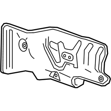 GM 84270838 Heat Shield 84270838 GM Heat Shield Illustration 1 of 1