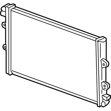 GM 22879421 Auxiliary Radiator 22879421 GM Auxiliary Radiator Illustration 1 of 1