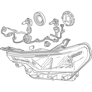 Chevy 85045266 Headlamp Assembly