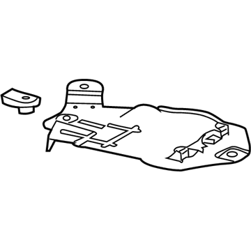 GM 15200693 Vapor Canister Bracket 15200693 GM Vapor Canister Bracket Illustration 1 of 1
