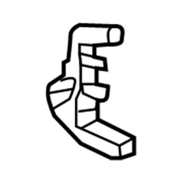 90925286 GM Rocker Reinforcement Baffle Illustration 1 of 1