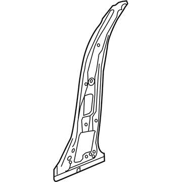 26681000 GM Inner Center Pillar, Driver Side Illustration 1 of 1
