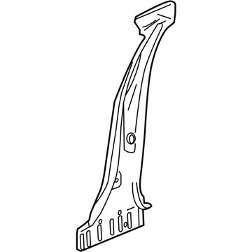 26229659 GM Center Pillar Reinforcement, Passenger Side Illustration 1 of 1