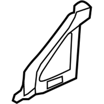 23115403 GM Rear Reinforcement, Passenger Side Illustration 1 of 1