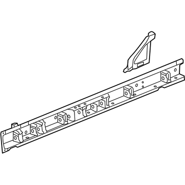 26231827 GM Rocker Reinforcement, Driver Side Illustration 1 of 1