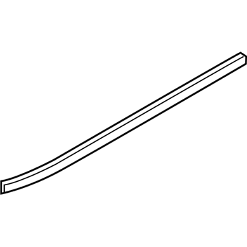 GM 42469793 Belt Molding, Front Driver Side 42469793 GM Belt Molding, Front Driver Side Illustration 1 of 1