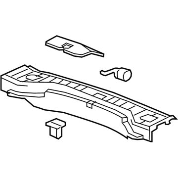 GM 95297829 Sill Trim, Black 95297829 GM Sill Trim, Black Illustration 1 of 1