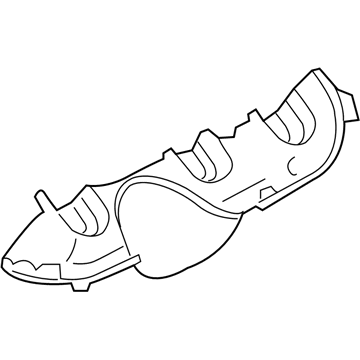 12575495 GM Heat Shield, Lower Passenger Side Illustration 1 of 1