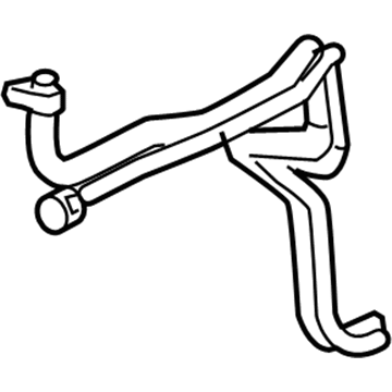 GM 89025010 Evaporator Hose 89025010 GM Evaporator Hose Illustration 1 of 1