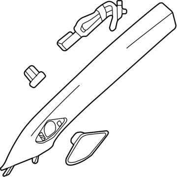 Chevy 42842433 Windshield Pillar Trim