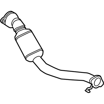 GM 15861399 Catalytic Converter 15861399 GM Catalytic Converter Illustration 1 of 1