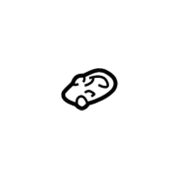 GM 10424922 Sunvisor Retainer 10424922 GM Sunvisor Retainer Illustration 1 of 1