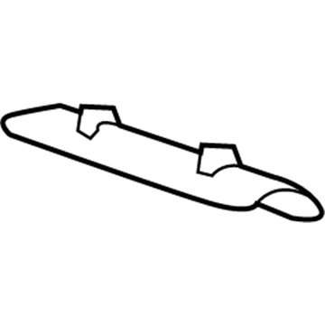 GM 23349230 Lower Trim Panel Cover, Jet Black, Driver Side 23349230 GM Lower Trim Panel Cover, Jet Black, Driver Side Illustration 1 of 1