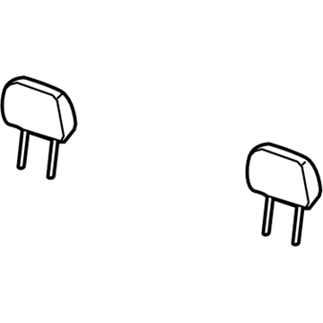 Saturn 25872776 Headrest
