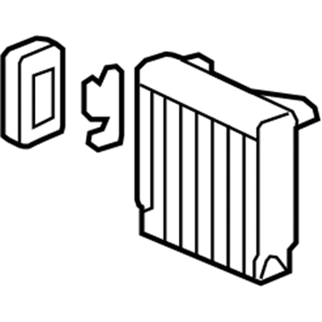 89024990 GM Evaporator Core Illustration 1 of 1
