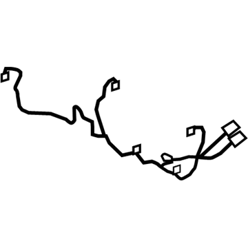 GM 89018254 Wire Harness 89018254 GM Wire Harness Illustration 1 of 1