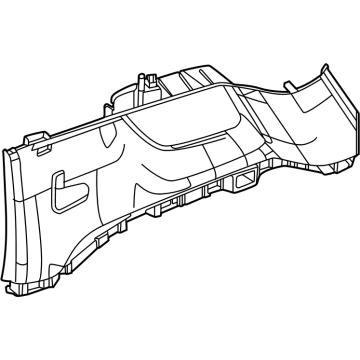 Chevy 26368407 Upper Quarter Trim