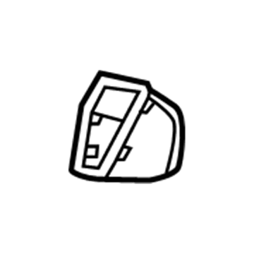 GM 22865760 Air Duct, Front 22865760 GM Air Duct, Front Illustration 1 of 1