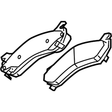 Chevy Silverado 2500 HD Brake Pads - 19432941