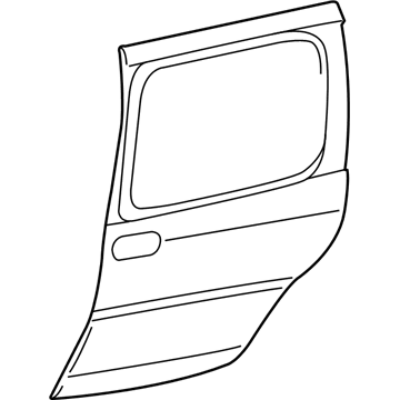 GM 15180602 Outer Panel, Passenger Side 15180602 GM Outer Panel, Passenger Side Illustration 1 of 1