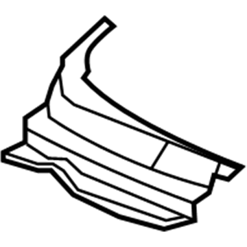 GM 96623292 Cowl Grille 96623292 GM Cowl Grille Illustration 1 of 1