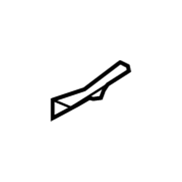 96624541 GM Cowl Grille Side Seal Illustration 1 of 1