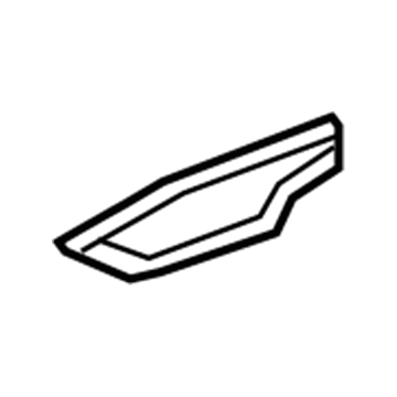 GM 96810712 Lower Reinforcement 96810712 GM Lower Reinforcement Illustration 1 of 1