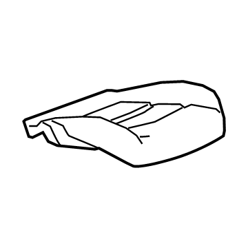 84131012 GM Seat Cushion Pad Illustration 1 of 1