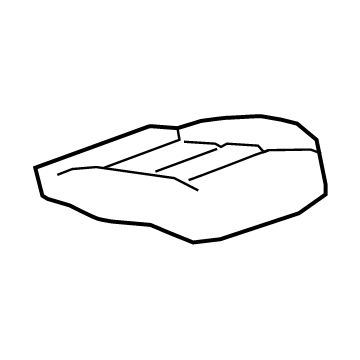 GM 84173577 Cushion Cover, Front 84173577 GM Cushion Cover, Front Illustration 1 of 1