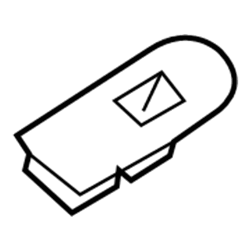 9065147 GM Switch Bezel Illustration 1 of 1