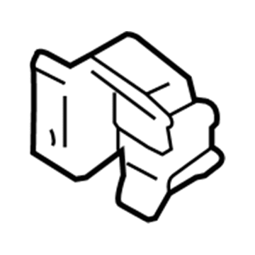 GM 22595725 Impact Bar Mount Bracket, Driver Side 22595725 GM Impact Bar Mount Bracket, Driver Side Illustration 1 of 1