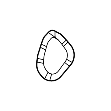 GM 55487252 Water Outlet Gasket 55487252 GM Water Outlet Gasket Illustration 1 of 1