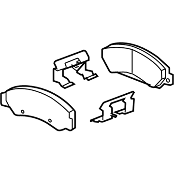 Chevy Suburban 2500 Brake Pads - 25852957
