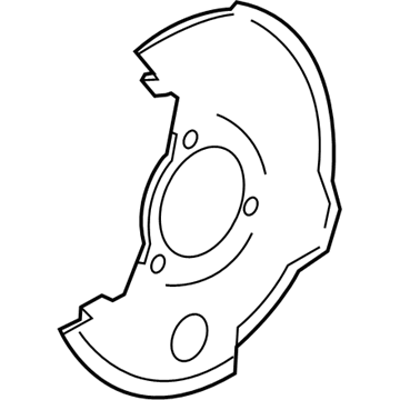 Chevy HHR Backing Plate - 25884779