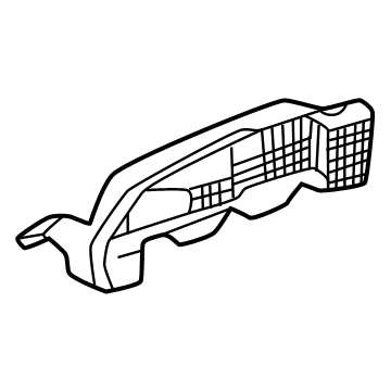 Cadillac 86789302 Floor Duct