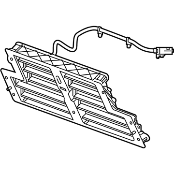 Chevy 86586451 Radiator Shutter Assembly