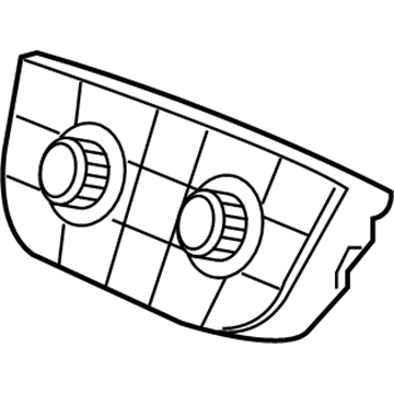 GM 13497754 Heater Control 13497754 GM Heater Control Illustration 1 of 1
