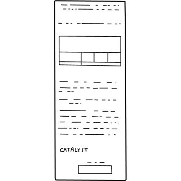 Chevy 30026274 Emission Label