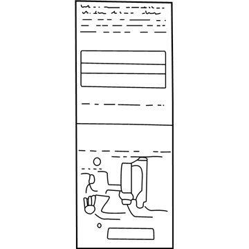 Chevy 30027523 Emission Label