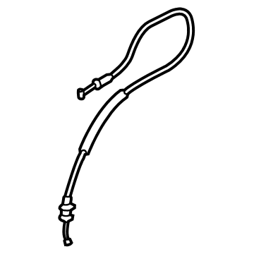 GM 23506106 Lock Cable, Front 23506106 GM Lock Cable, Front Illustration 1 of 1