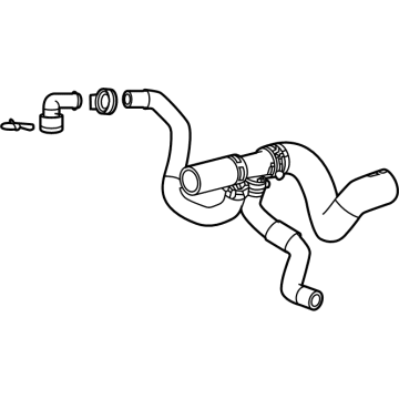 GM 84697657 Lower Hose 84697657 GM Lower Hose Illustration 1 of 1