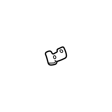 GM 84073805 Upper Hose Bracket 84073805 GM Upper Hose Bracket Illustration 1 of 1