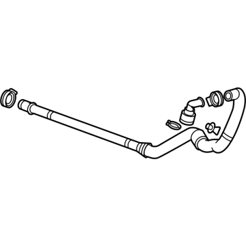 GM 84697658 Outlet Pipe 84697658 GM Outlet Pipe Illustration 1 of 1