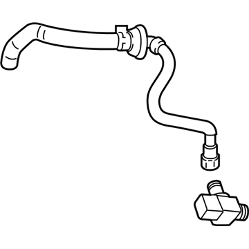 GM 23130413 Vacuum Hose 23130413 GM Vacuum Hose Illustration 1 of 1