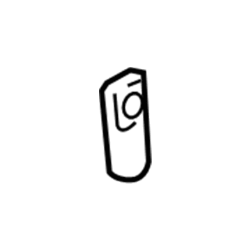 GM 15801425 Lock Knob 15801425 GM Lock Knob Illustration 1 of 1