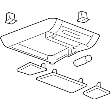 Chevy 25851515 Roof Console